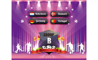 2012欧洲足球矢量素材4