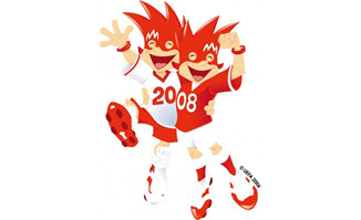 2008欧洲杯吉祥物矢量图