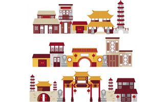复古中国古建筑