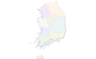 韩国矢量地图