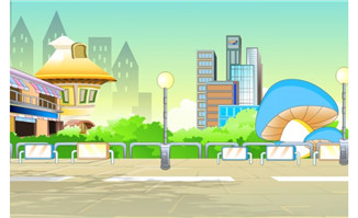 flash城市动画场景设计源文件