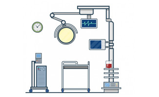 <b>卡通扁平化线条风格医疗器材设计</b>
