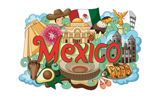<b>墨西哥旅游海报地标建筑设计素材下载</b>