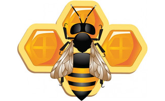 <b>动漫蜜蜂采蜜过程矢量素材下载</b>