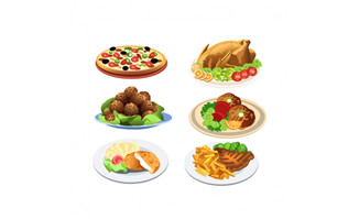 <b>盘子里面的食物火鸡感恩节远素材</b>