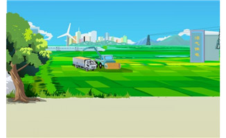 沼气供电厂场景设计flash动画素材下载