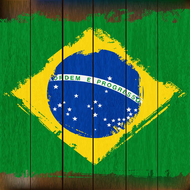 巴西主题风格足球运动赛事海报背景素材