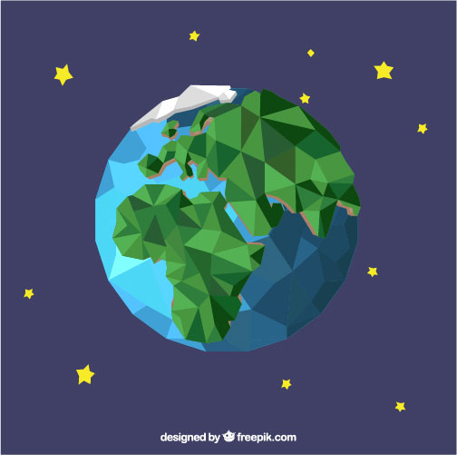 几何造型、创意地球上、地图设计、几何地球设计 几何造型、创意地球上、地图设计、几何地球设计