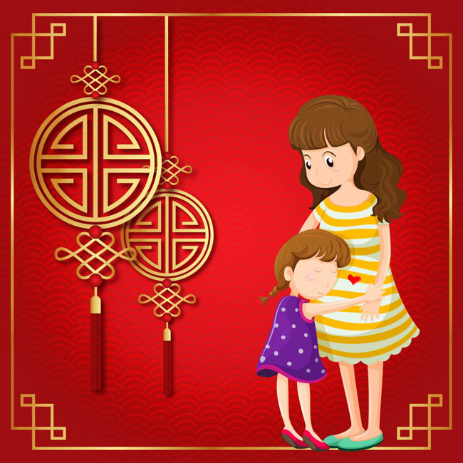 中国传统节日、红色喜庆背景、中国图案设计素材 中国传统节日、红色喜庆背景、中国图案设计素材