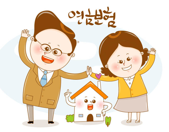 创意动漫夫妻与卡通房屋一起合影的素材 创意动漫夫妻与卡通房屋一起合影的素材