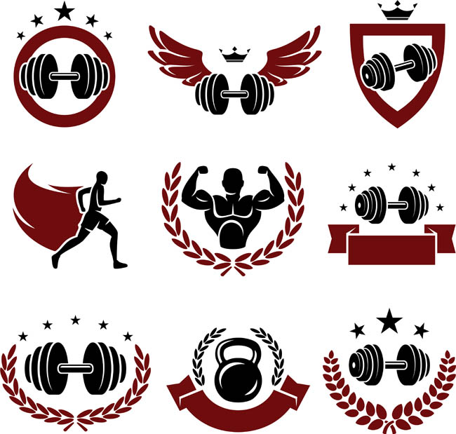 健身运动体育品牌标志设计大全素材下载