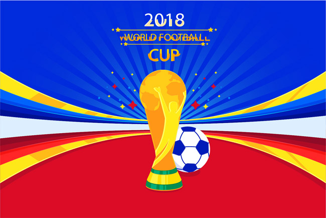 世界杯主题海报设计矢量素材