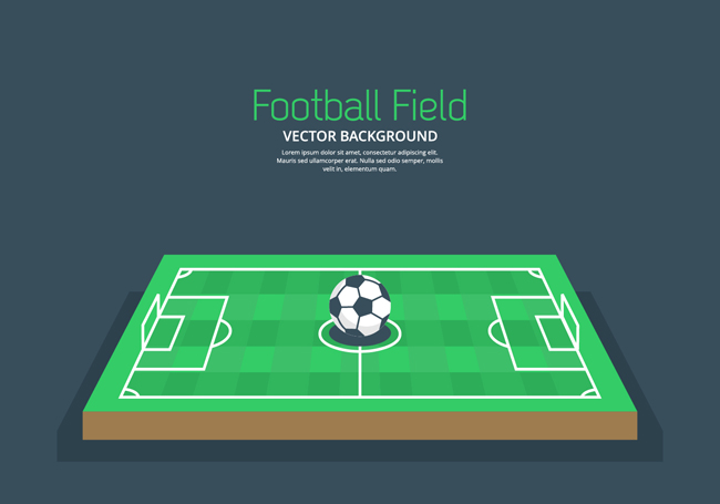 三维足球场模型设计素材