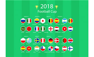2018世界足球锦标赛矢量素