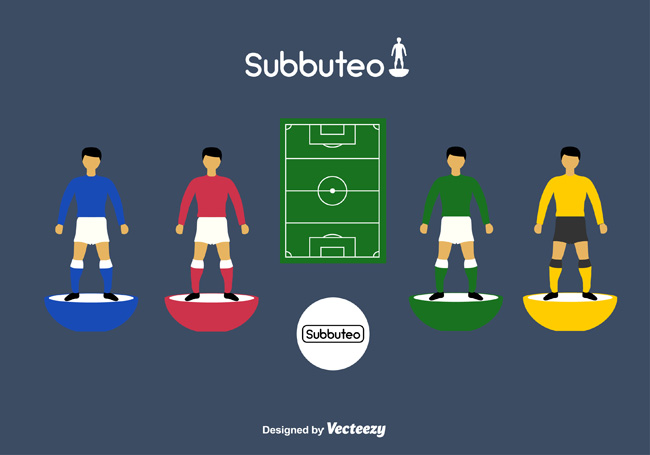 足球运动站姿的图标设计矢量素材下载