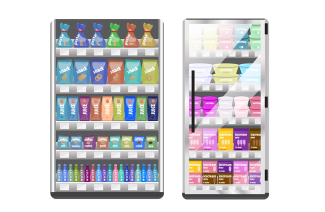 食品商品展架货架造型设计