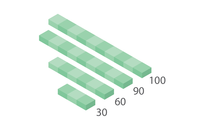 绿色横条数据表背景设计矢量素材