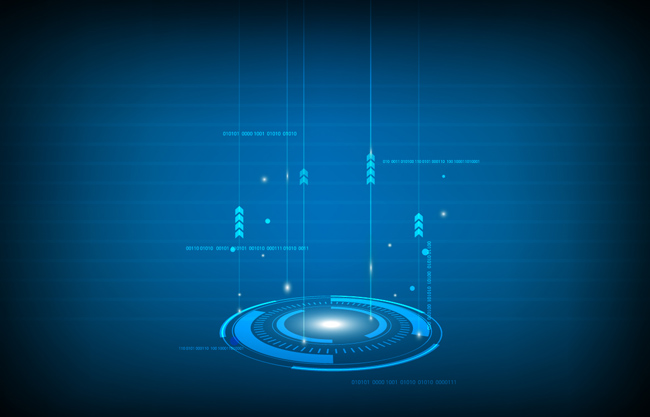 科技渐变背景矢量图