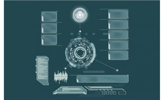 科技环元素矢量图