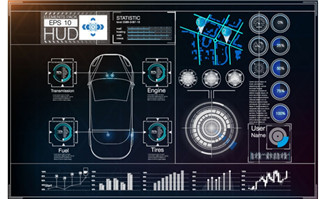 信息图表科技感设计素材