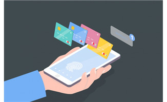 手机银行卡智能科技素材