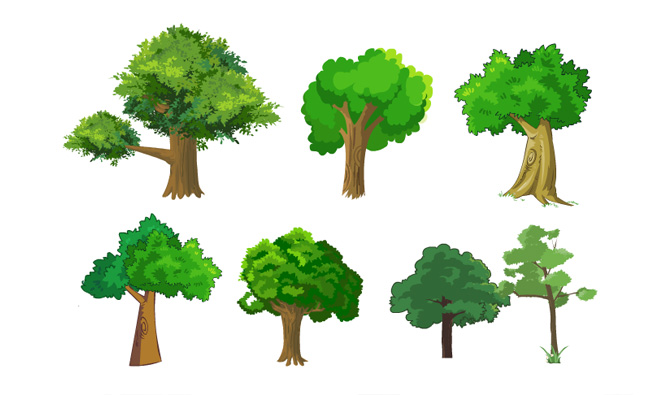 植物大树景观树木造型设计道具