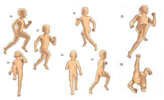 动画中人物各种走跑动作
