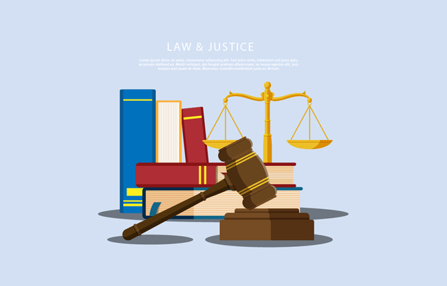 法律司法文件创意元素设计