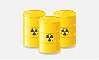 黄色石油桶素材