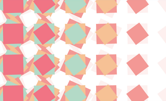正方形方块叠加组合转圈过场特效MG动画素材