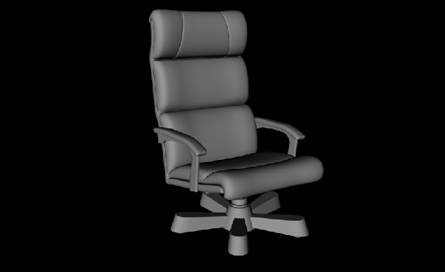现代科技公司办公椅子造型三维模型