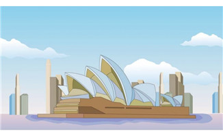世界著名建筑悉尼歌剧院