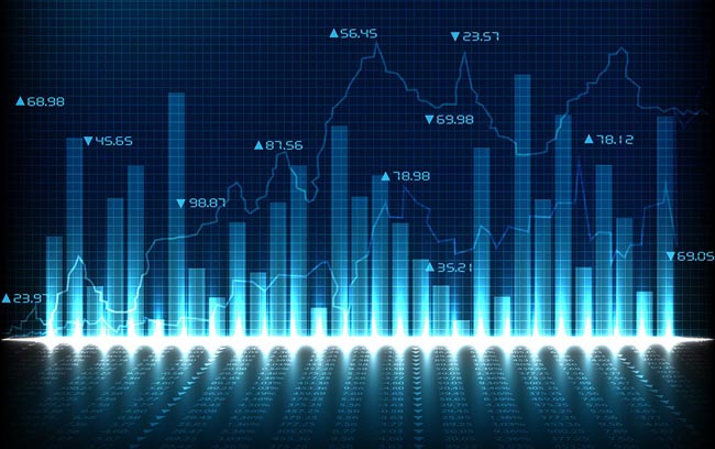 MG扁平化科技图表矢量7