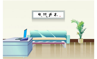 <b>办公室 办公桌 沙发场景</b>