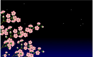 梅花花朵绽放flash矢量动画