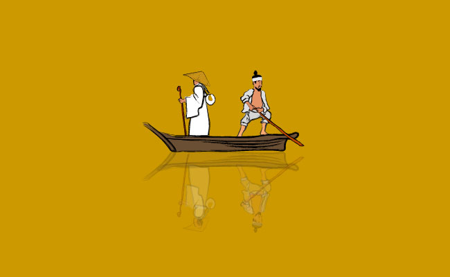 二维划船过河的动画效果素材下载