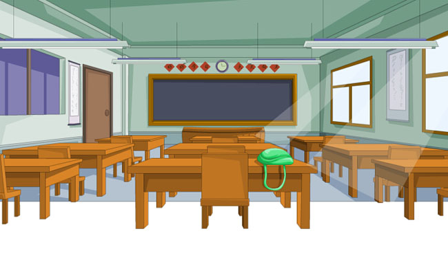 干净的学校教室室内背景素材