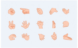 通用手型手势flash素材2