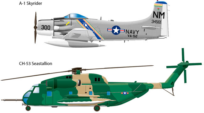 2款写实风格军用直升机矢量素材