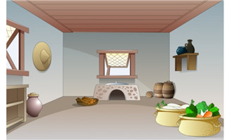 flash古代场景卡通素材厨房3