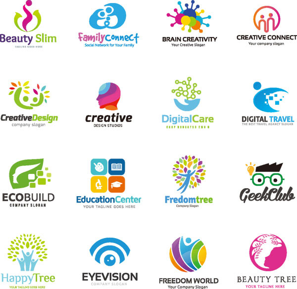 logo设计素材元素健康行业设计素材下载