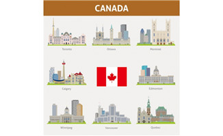 加拿大城市地标建筑图片