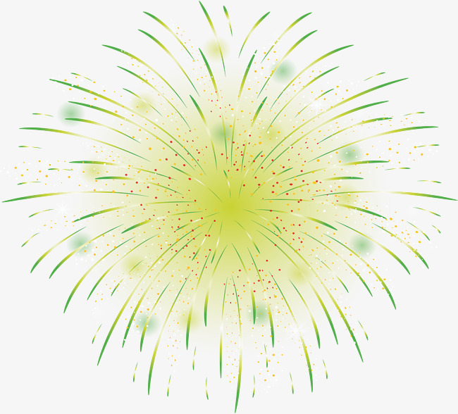 从中间奔放开来的烟花特效矢量素材下载