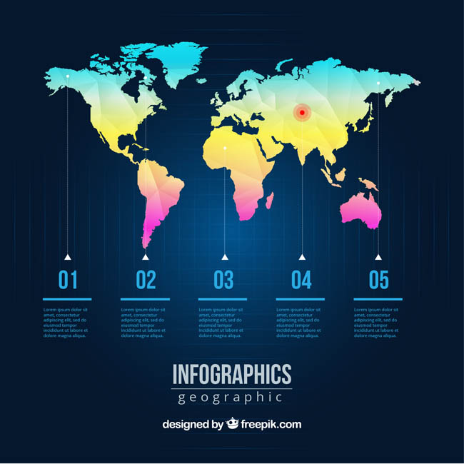 科技感十足、世界地图、创意设计、矢量素材 科技感十足、世界地图、创意设计、矢量素材
