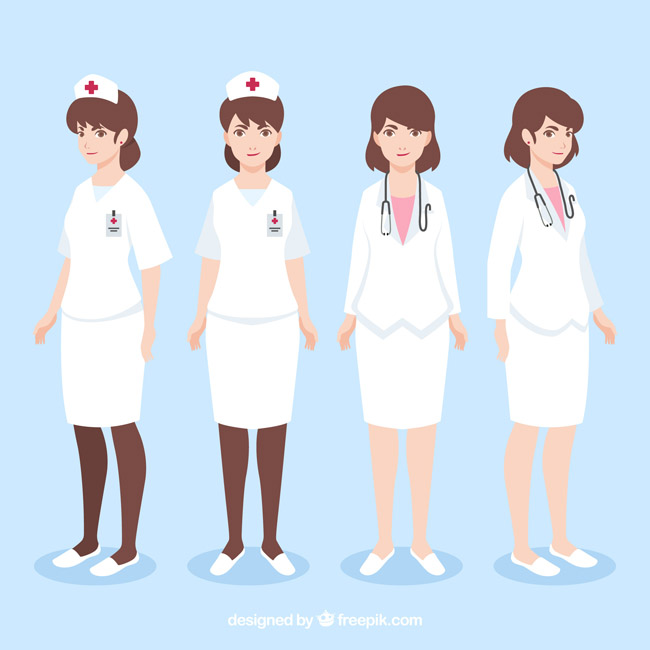 女护士的各种职业装穿着打扮设计 女护士的各种职业装穿着打扮设计