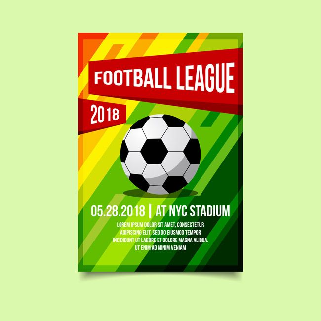 关于足球知识方面书籍封面设计模板下载