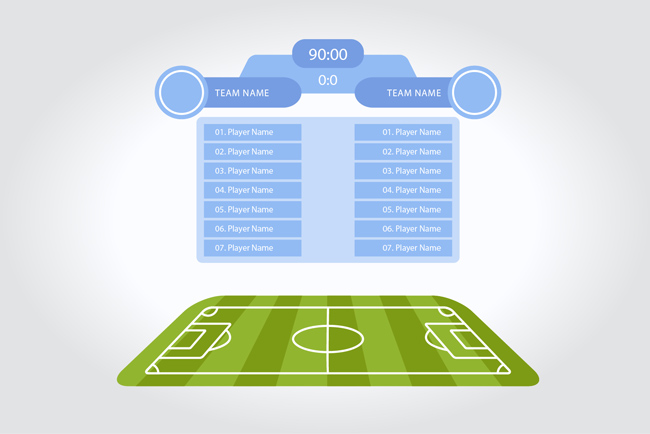 记分牌创意海报背景设计素材下载