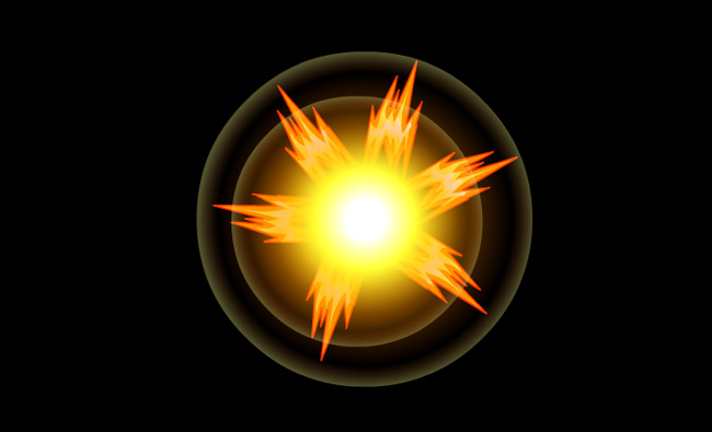 圆圈太阳晕效果特效游戏素材下载