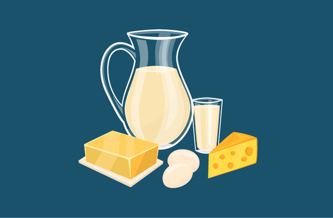 鸡蛋面包牛奶营养早餐海报背景设计素材
