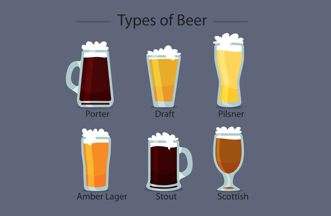 酒杯啤酒杯造型设计图标素材下载